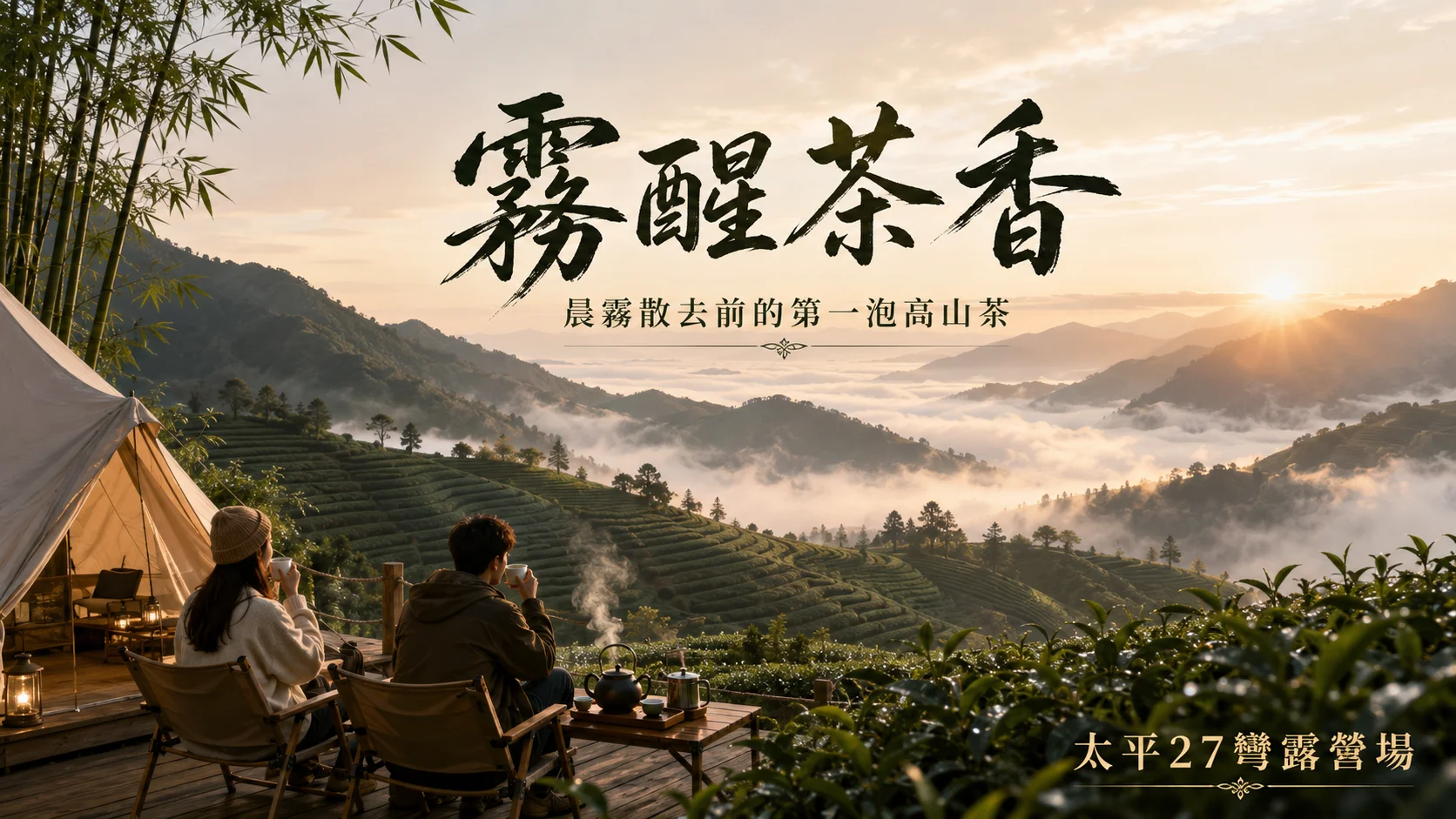 【霧醒茶香】晨霧散去前的第一泡高山茶 【霧醒茶香】晨霧散去前的第一泡高山茶
